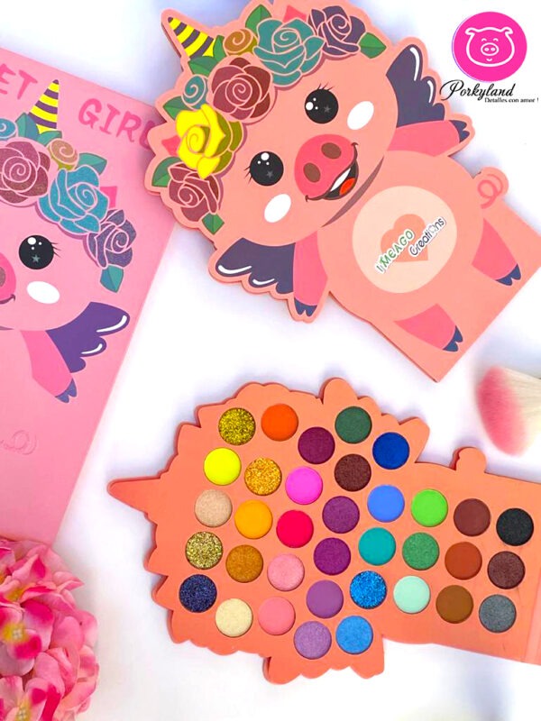 Paleta De Sombras Cerdito Porkyland